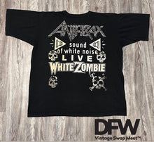 Load image into Gallery viewer, ANTHRAX &#39;Sound of White Noise Live&#39; Vintage T-Shirt