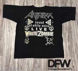 ANTHRAX 'Sound of White Noise Live' Vintage T-Shirt