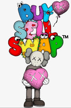 Load image into Gallery viewer, KAWS x BUY SELL SWAP LOVE T-SHIRT DROP