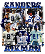 Load image into Gallery viewer, Dallas Cowboys DEION SANDERS X TROY AIKMAN Premium Hoodie
